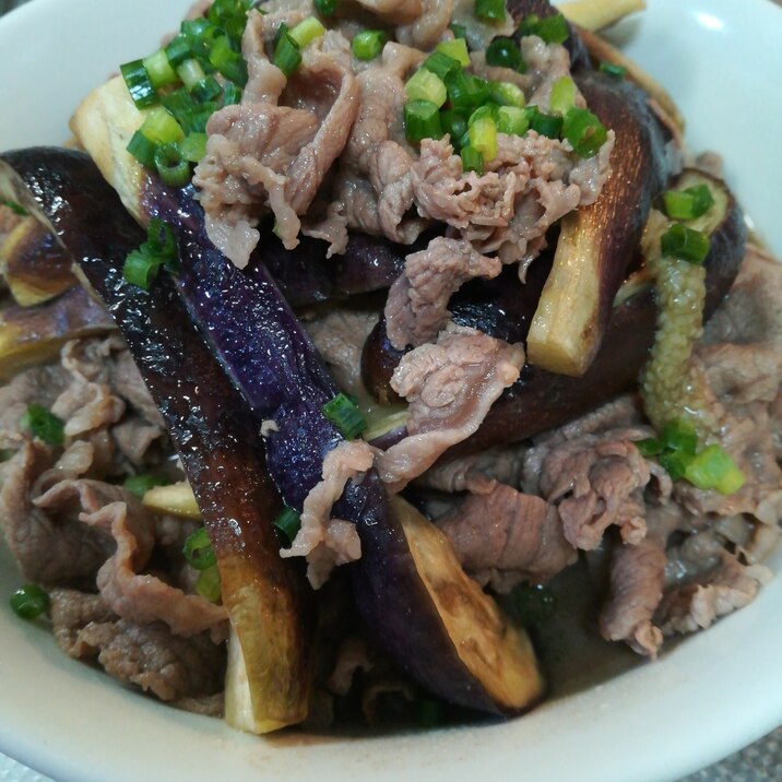 簡単!!茄子と牛肉のすき煮